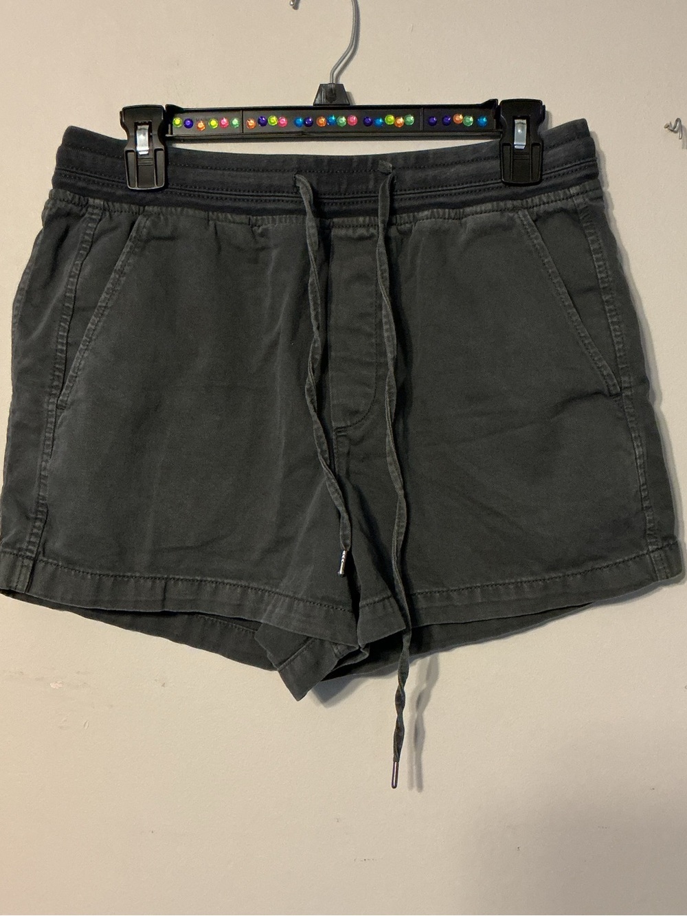 GAP Charcoal Elastic Waist Shorts